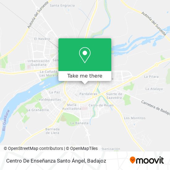 Centro De Enseñanza Santo Ángel map