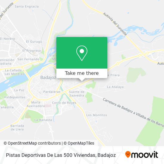 Pistas Deportivas De Las 500 Viviendas map