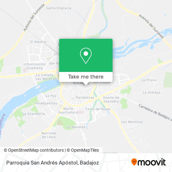 mapa Parroquia San Andrés Apóstol