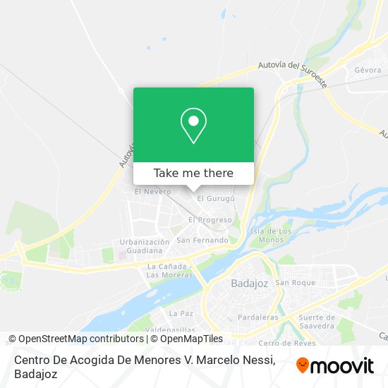 Centro De Acogida De Menores V. Marcelo Nessi map