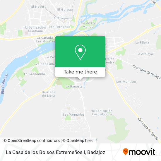 La Casa de los Bolsos Extremeños I map