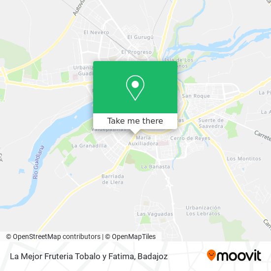 La Mejor Fruteria Tobalo y Fatima map