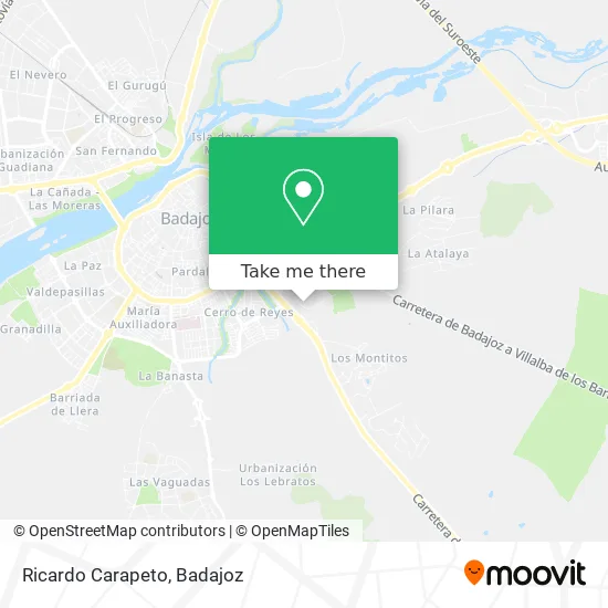 Ricardo Carapeto map