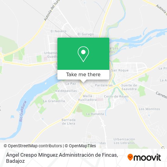 Ángel Crespo Mínguez Administración de Fincas map