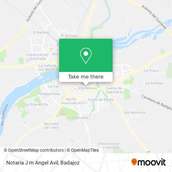 Notaria J m Angel Avil map