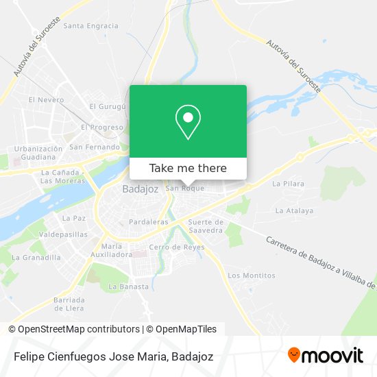 Felipe Cienfuegos Jose Maria map