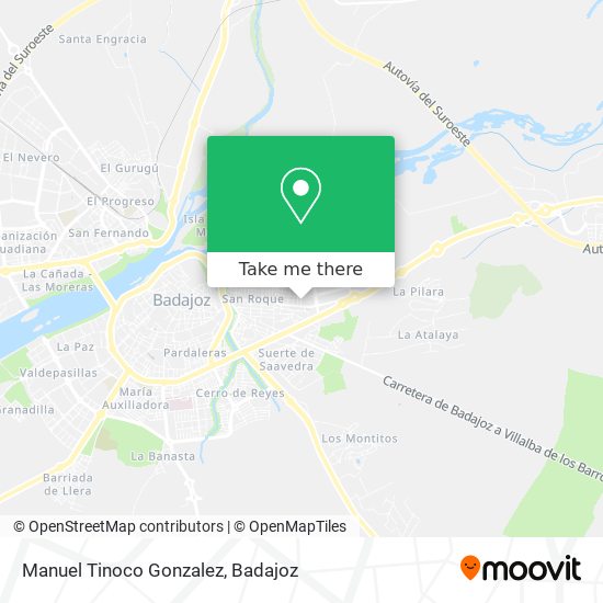 Manuel Tinoco Gonzalez map