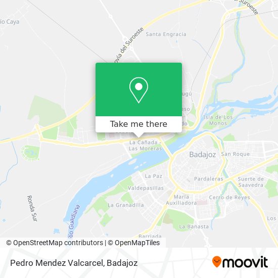 Pedro Mendez Valcarcel map