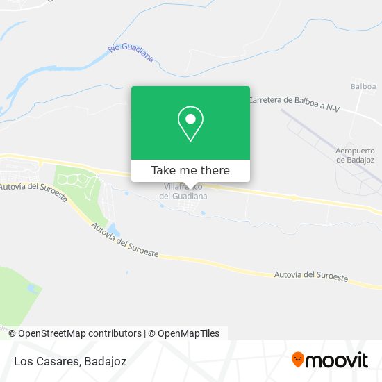 Los Casares map