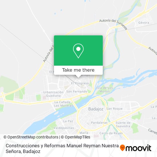 Construcciones y Reformas Manuel Reyman Nuestra Señora map