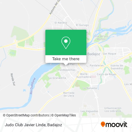 Judo Club Javier Linde map