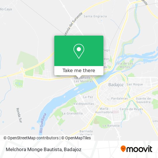 Melchora Monge Bautista map