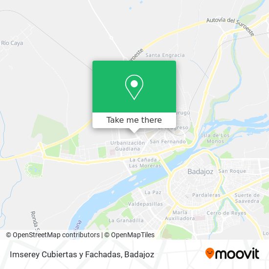 Imserey Cubiertas y Fachadas map