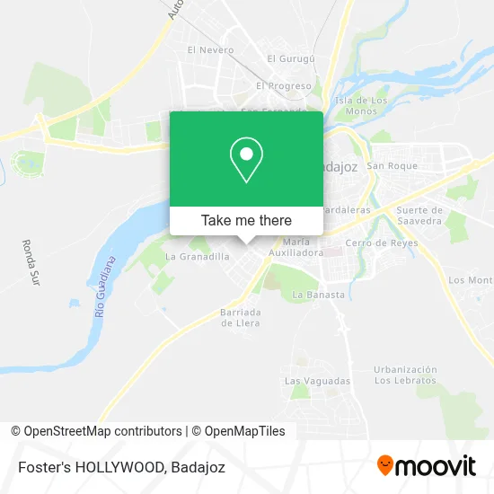 Foster's HOLLYWOOD map