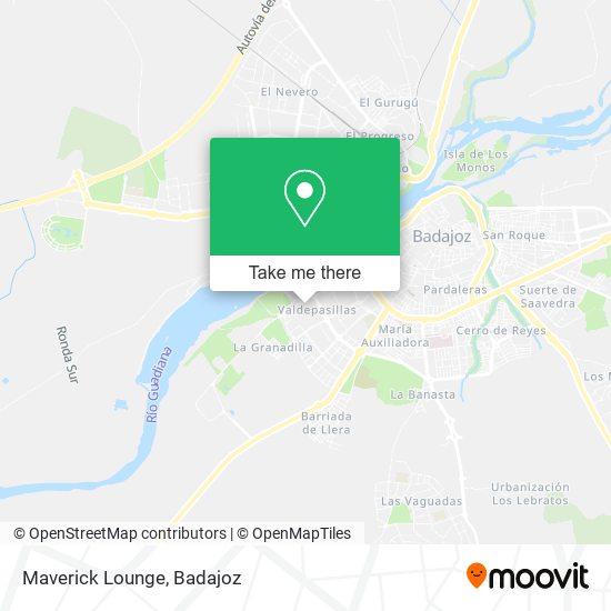 Maverick Lounge map