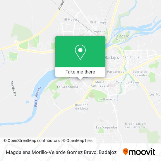 Magdalena Morillo-Velarde Gomez Bravo map