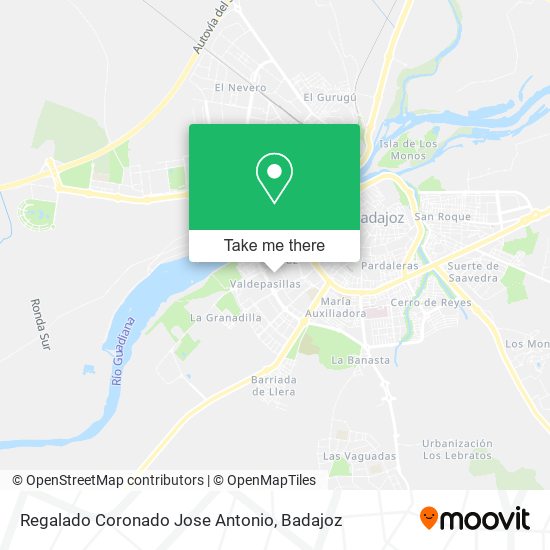 Regalado Coronado Jose Antonio map