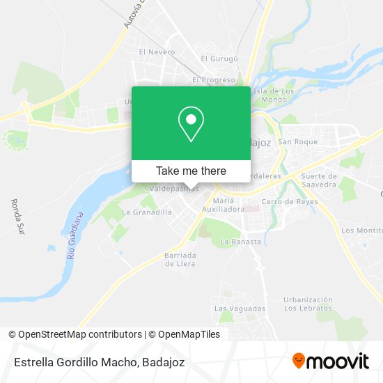 Estrella Gordillo Macho map