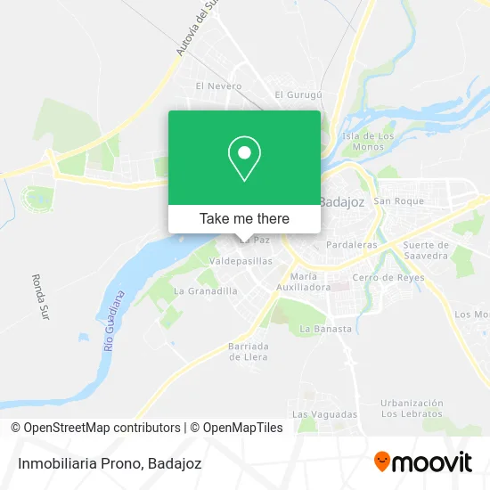 Inmobiliaria Prono map