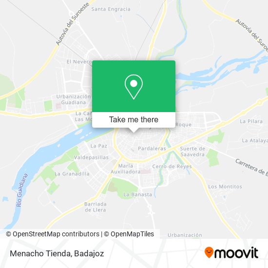 mapa Menacho Tienda