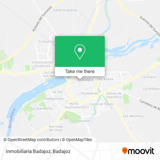 Inmobiliaria Badajoz map