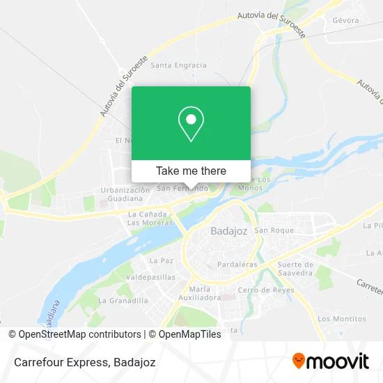 Carrefour Express map
