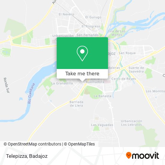 Telepizza map