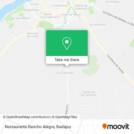 mapa Restaurante Rancho Alegre