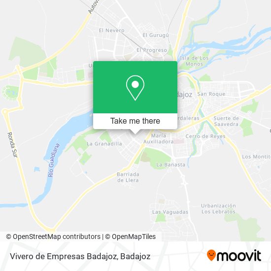 Vivero de Empresas Badajoz map