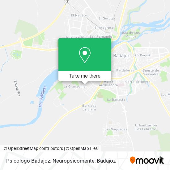 Psicólogo Badajoz: Neuropsicomente map