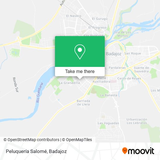 Peluquería Salomé map