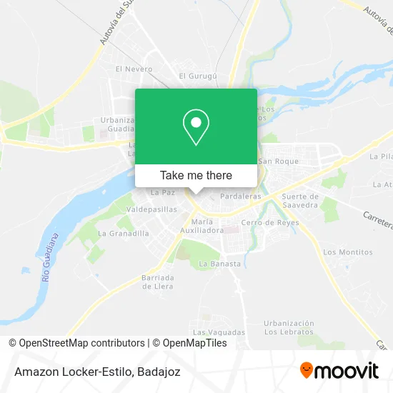 Amazon Locker-Estilo map