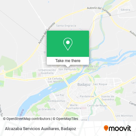 Alcazaba Servicios Auxiliares map