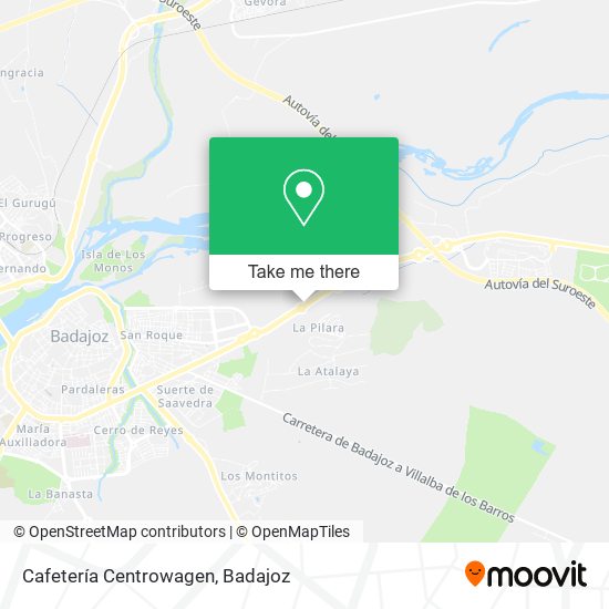Cafetería Centrowagen map