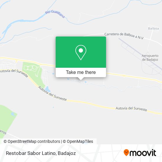 Restobar Sabor Latino map