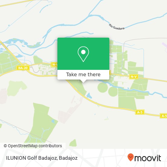 ILUNION Golf Badajoz map