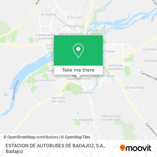 ESTACION DE AUTOBUSES DE BADAJOZ, S.A. map