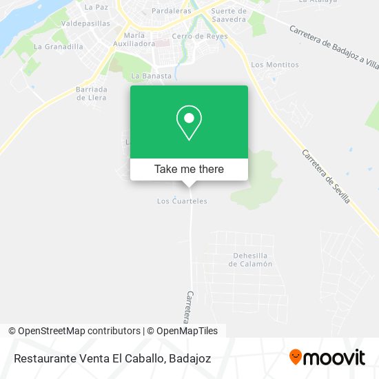 Restaurante Venta El Caballo map