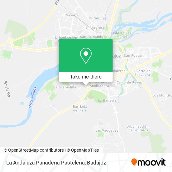 La Andaluza Panadería Pastelería map
