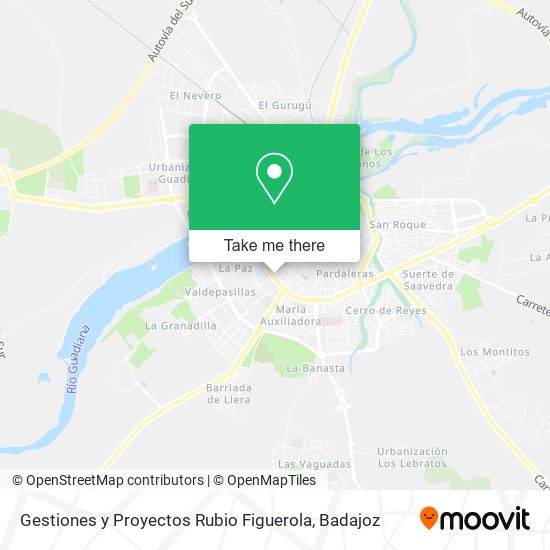 Gestiones y Proyectos Rubio Figuerola map