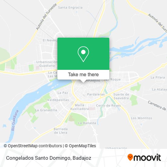 Congelados Santo Domingo map
