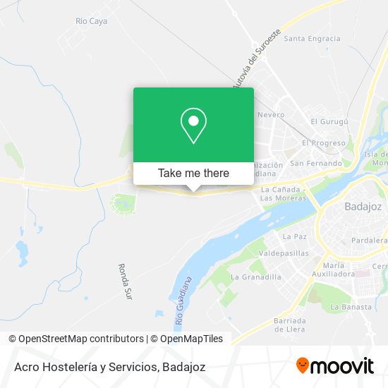 Acro Hostelería y Servicios map