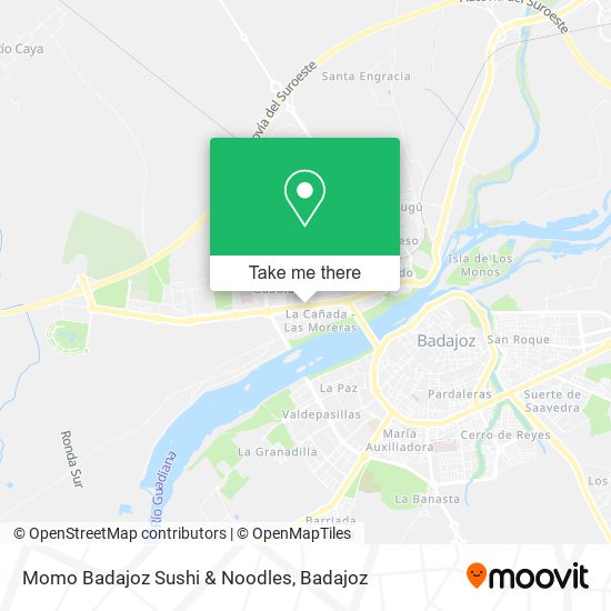 Momo Badajoz Sushi & Noodles map