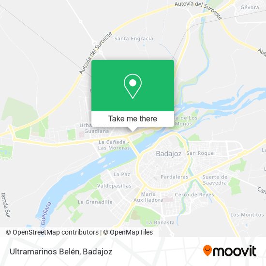 Ultramarinos Belén map