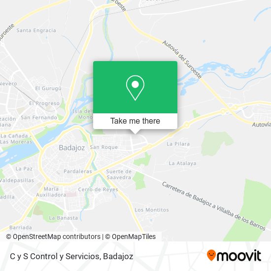 C y S Control y Servicios map