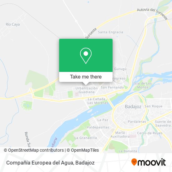 Compañía Europea del Agua map