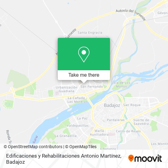 Edificaciones y Rehabilitaciones Antonio Martínez map