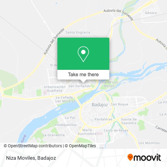 Niza Moviles map