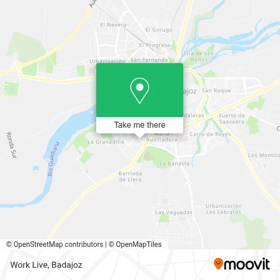 Work Live map