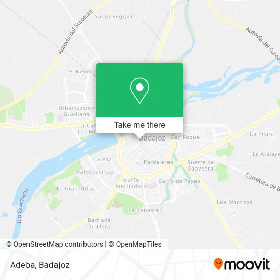 Adeba map